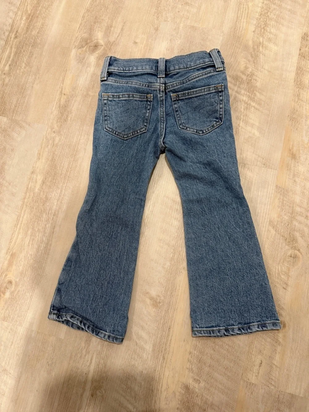 Old Navy Blue Girls Jeans with Colorful Butterfly Patches